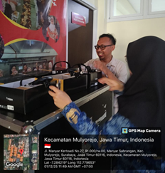 Dokumentasi Uji Fungsi Alat Lampu Kepala (Operating Headlamp) di RSU Haji Surabaya