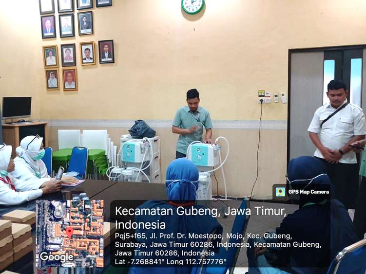 Dokumentasi Uji Fungsi Alat Suction Thorax di Instalasi Rawat Inap Bedah RSUD Dr. Soetomo Surabaya