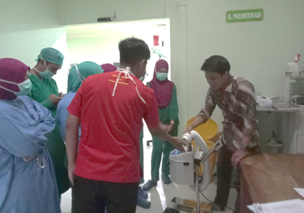 Dokumentasi Uji Fungsi Alat Warm Air (Convective Warming System) di RSUD Dr. Saiful Anwar Malang