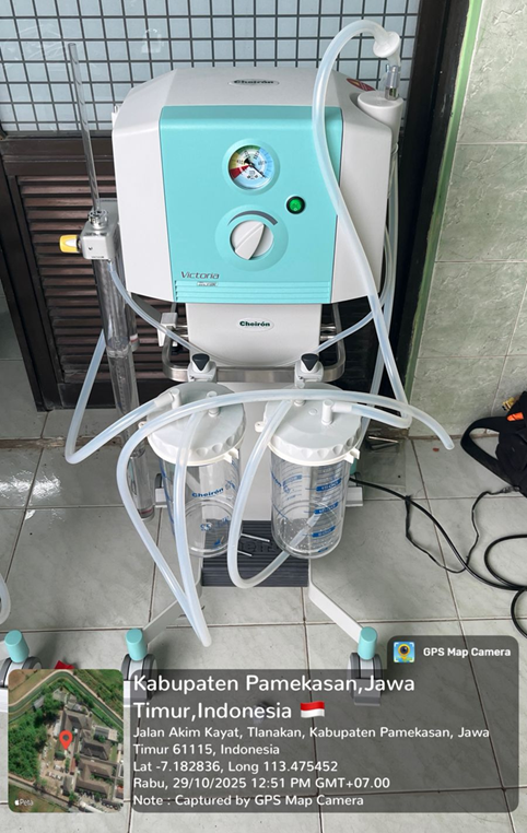Dokumentasi Mengenal Suction Thorax Cheirón Victoria: Alat Penunjang Vital Sebelum Uji Fungsi & Instalasi