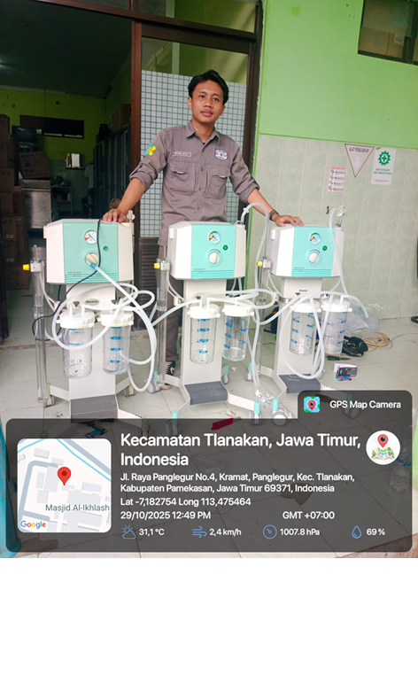 Dokumentasi Mengenal Suction Thorax Cheirón Victoria: Alat Penunjang Vital Sebelum Uji Fungsi & Instalasi