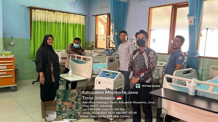 Dokumentasi Uji Fungsi Alat Warm Air (Blanketrol) di RSUD Sumberglagah