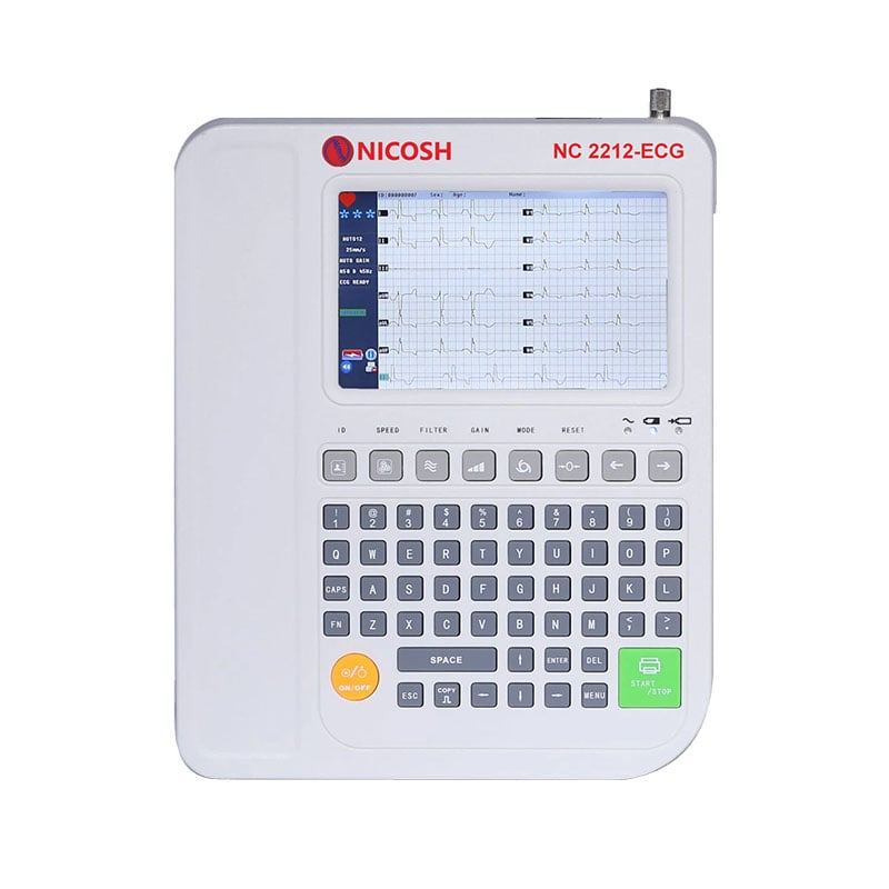 ECG 12 Channel NC2212 With Trolley