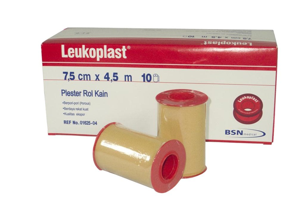 Leukoplast Plester Kain Coklat