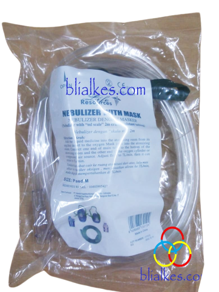 Masker Nebulizer Nebulizer Oxygen Mask