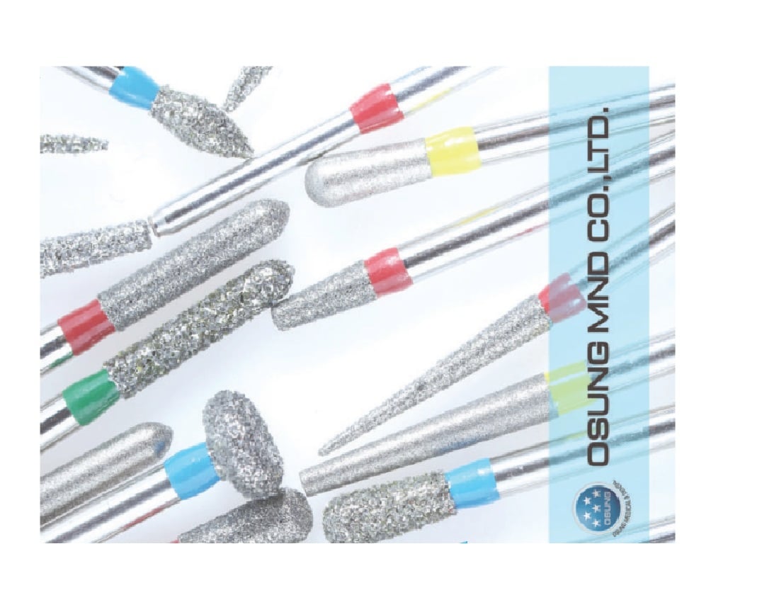 OSUNG Dental Diamond Bur Osung 1 Pack isi 6