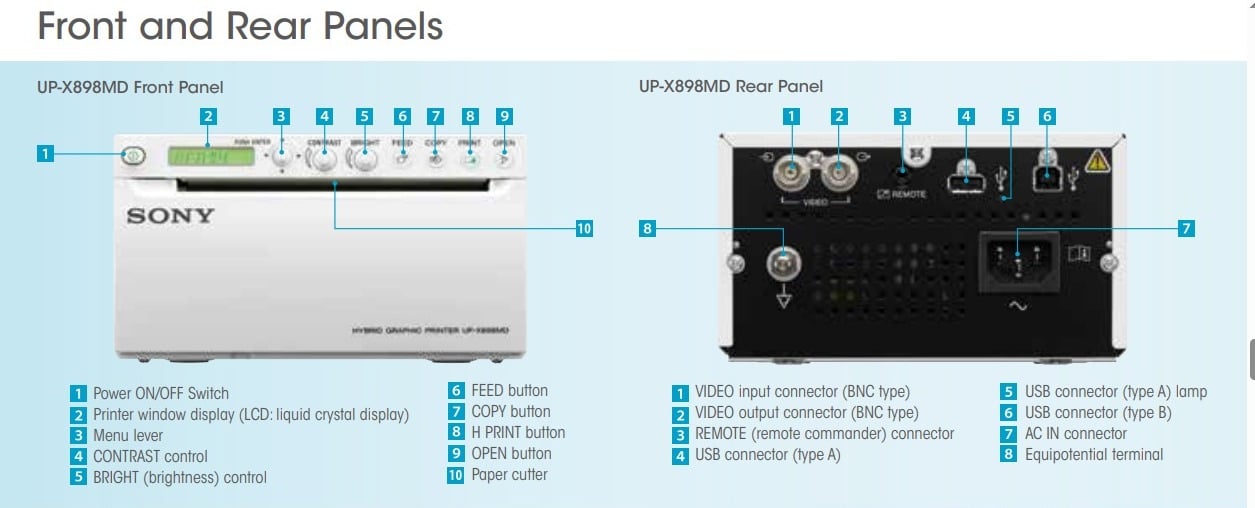 SONY Printer USG SONY UP-X898MD
