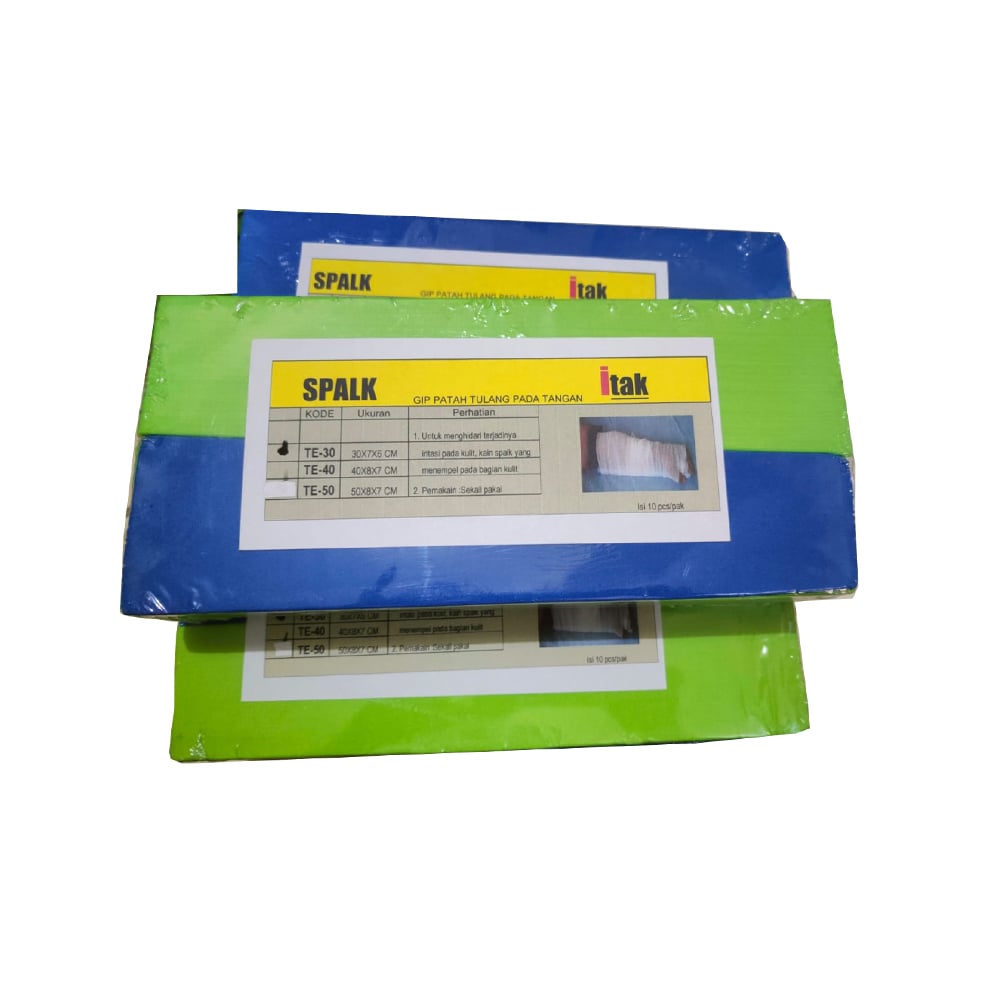 Spalk 40 x 8 x 7 cm Bidai Kayu Patah Tulang