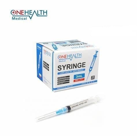 Syringe With needle 3 ml Onehealth