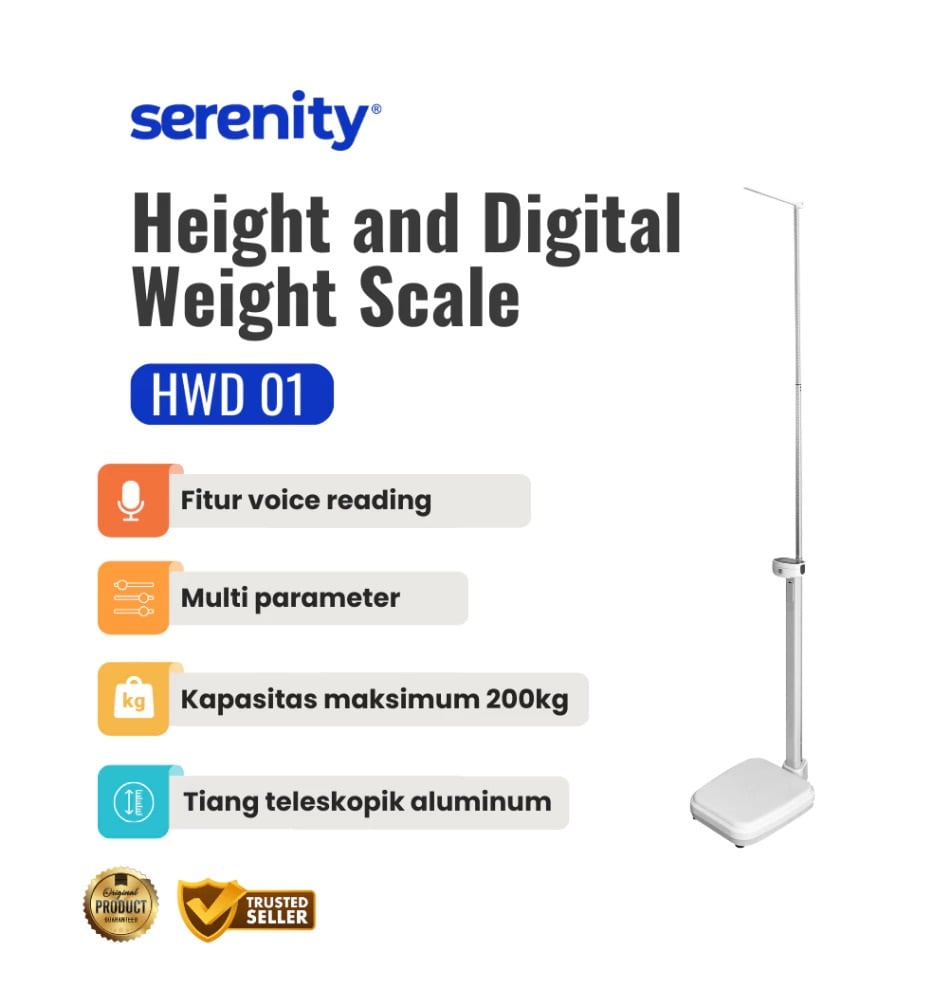 Timbangan dan Tinggi Badan Serenity HWD 01