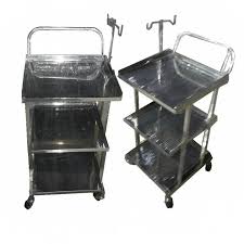 Trolley EKG/USG Stainless Steel (SS)