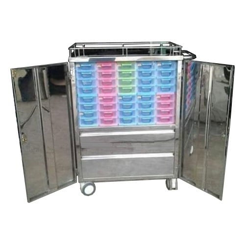 Trolley Obat Stainless Steel